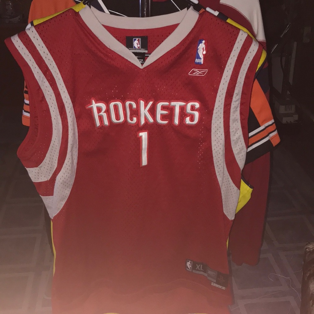 Tracy McGrady Houston rockets Reebok jersey mens s
